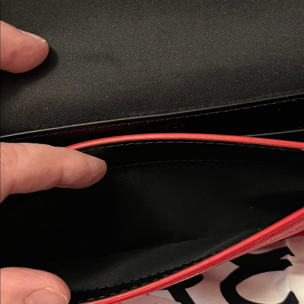 Marc Jacobs Red Pebbled Leather Mini Bag Crossbody - Picture 8 of 8